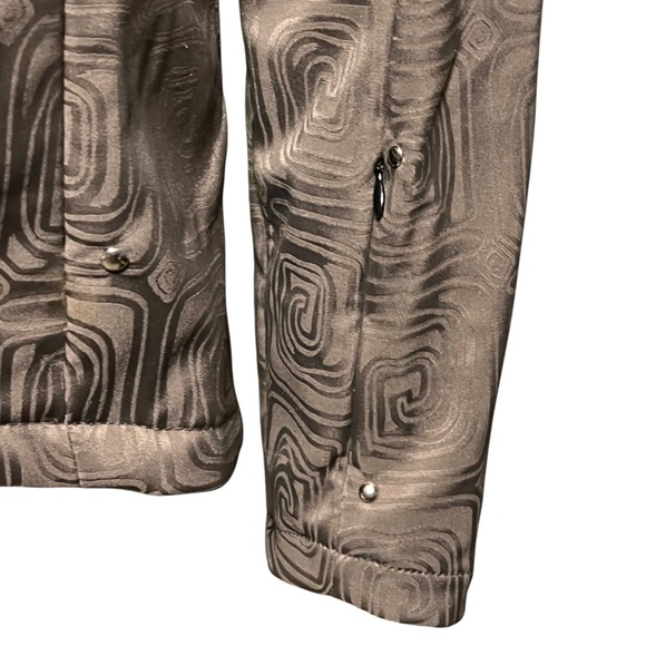 Skea Vail Colorado Women's Ski Jacket Size 8 Brown Bronze Full Zip Sleeve Pocket - Picture 7 of 11